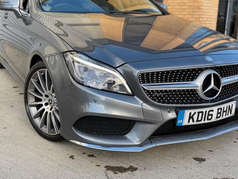 Used Mercedes CLS220 AMG line 177 HP (130 kW) 2016 Grey Coupe