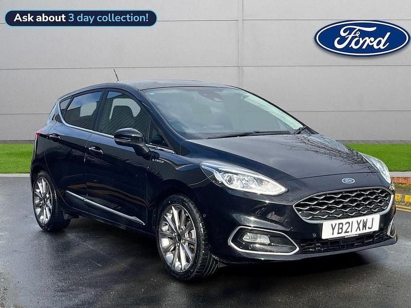 Black Used 2021 Ford Fiesta Vignale Hatchback | £11,999 (Fair price) - Image 1/4