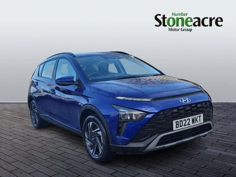 Blue Used 2022 Hyundai Bayon SE SUV | £13,595 (Good price) - Image 1/4