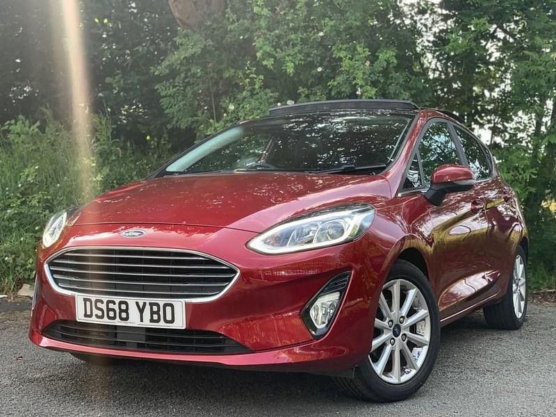 Red Used 2018 Ford Fiesta Titanium X Hatchback | £8,690 (Fair price) - Image 1/4