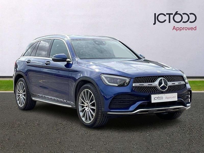 Blue Used 2019 Mercedes GLC220 AMG Line Premium SUV | £23,500 (Fair price) - Image 1/4