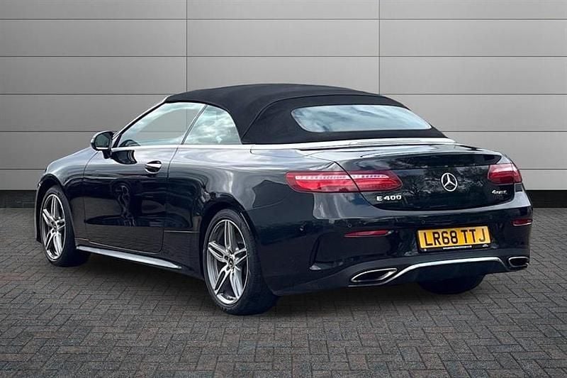 Used Mercedes E400 AMG Line Premium 333 HP (244 kW) 2018 Black Cabriolet