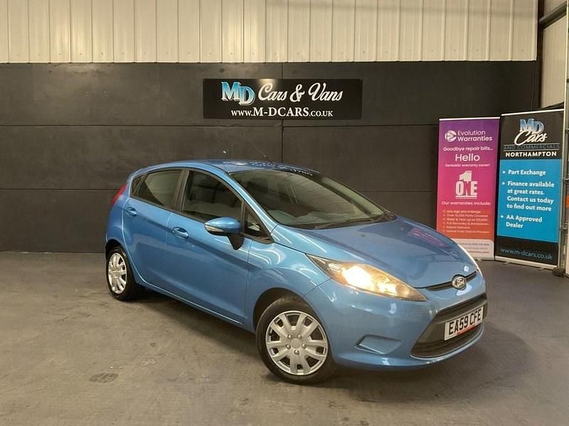 Used Ford Fiesta 94 HP (69 kW) 2009 Blue Hatchback