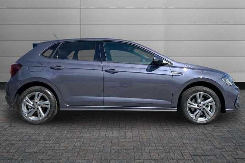 Used VW Polo R-line 115 HP (84 kW) 2025 Smokey grey with black roof Hatchback