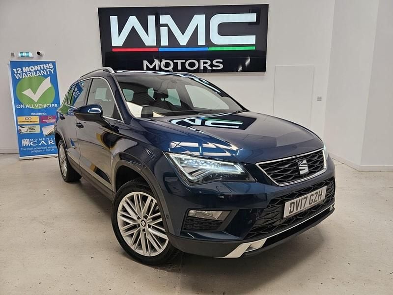 Blue Used 2017 Seat Ateca XCELLENCE SUV | £10,495 (Fair price) - Image 1/4