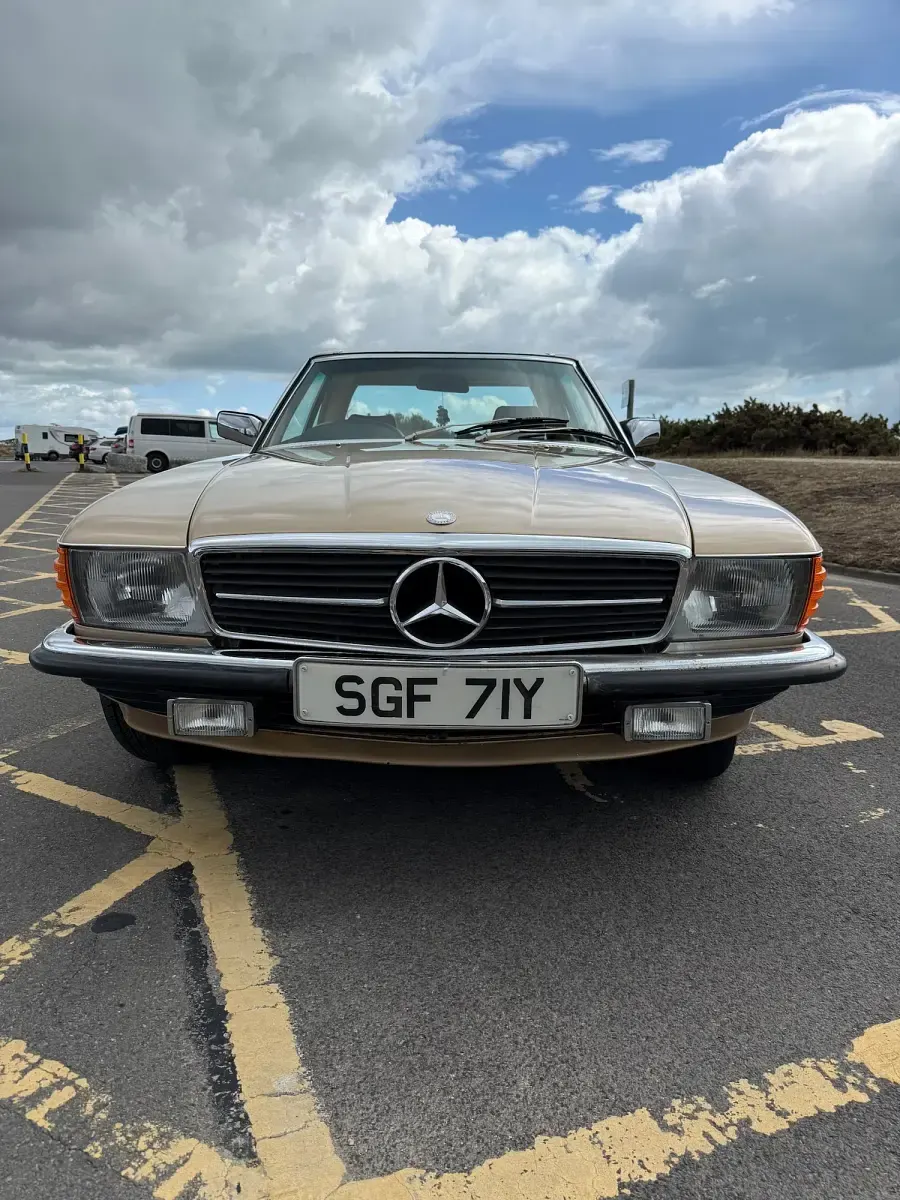 Used Mercedes SL280 1983 Gold Cabriolet