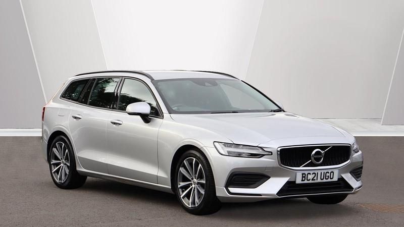 Silver Used 2021 Volvo V60 Momentum Estate | £20,450 (Good price) - Image 1/4