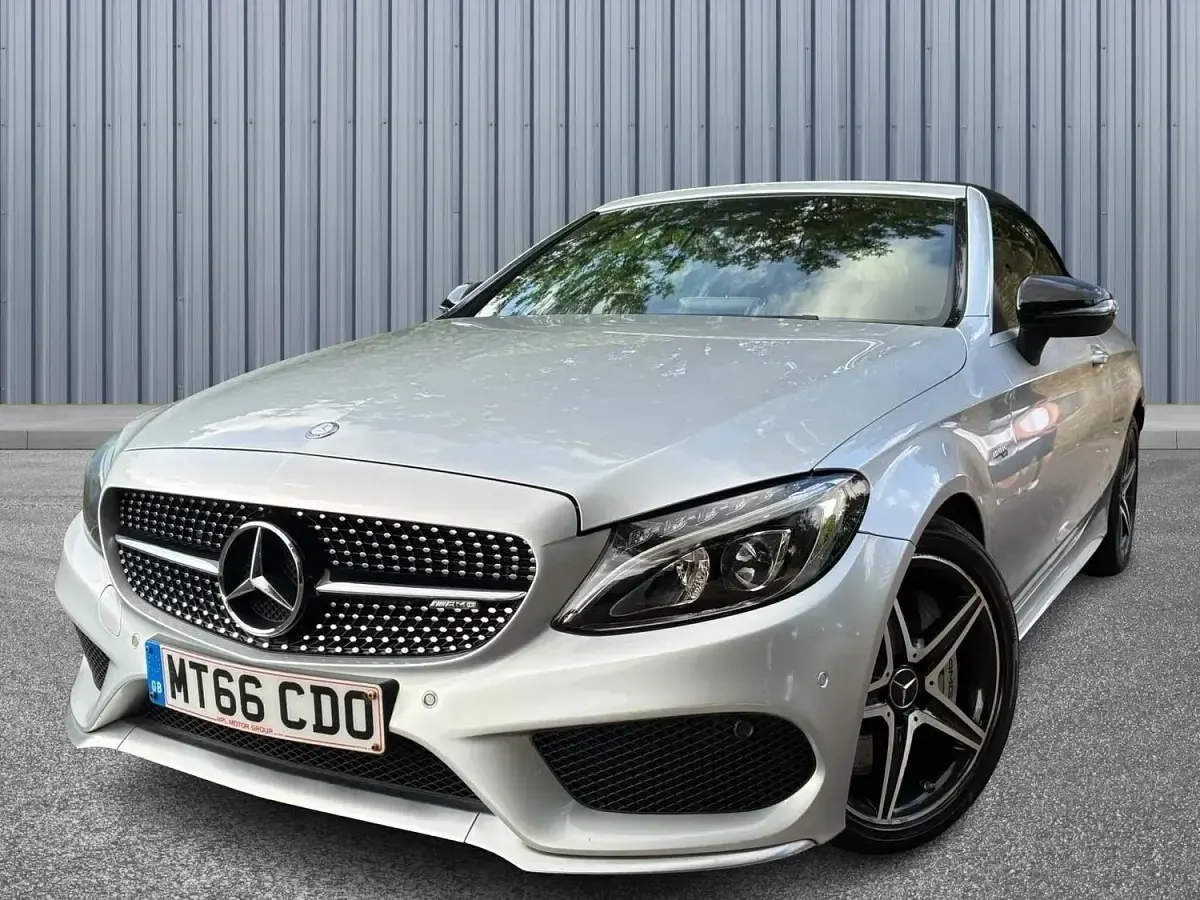 Used Mercedes C43 AMG Premium Plus 361 HP (265 kW) 2016 Silver Cabriolet