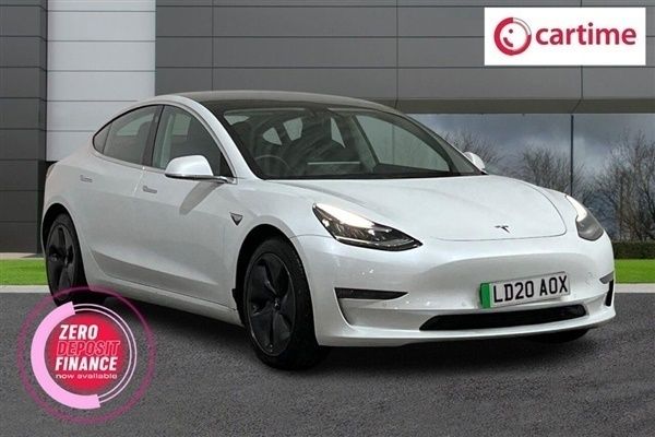 White Used 2020 Tesla Model 3 Long Range Sedan | £16,901 (Expensive) - Image 1/3