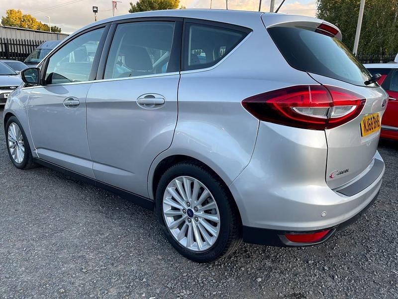 Begagnad Ford C-MAX Titanium 125 HK (91 kW) 2018 Silver Minibuss