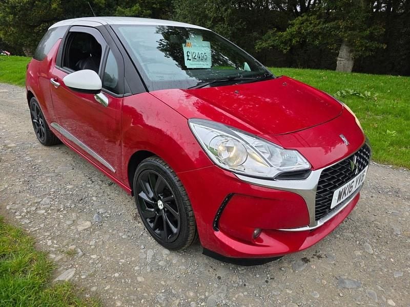 Red Used 2016 DS Automobiles DS3 Elegance Hatchback | £2,495 (Fair price) - Image 1/4