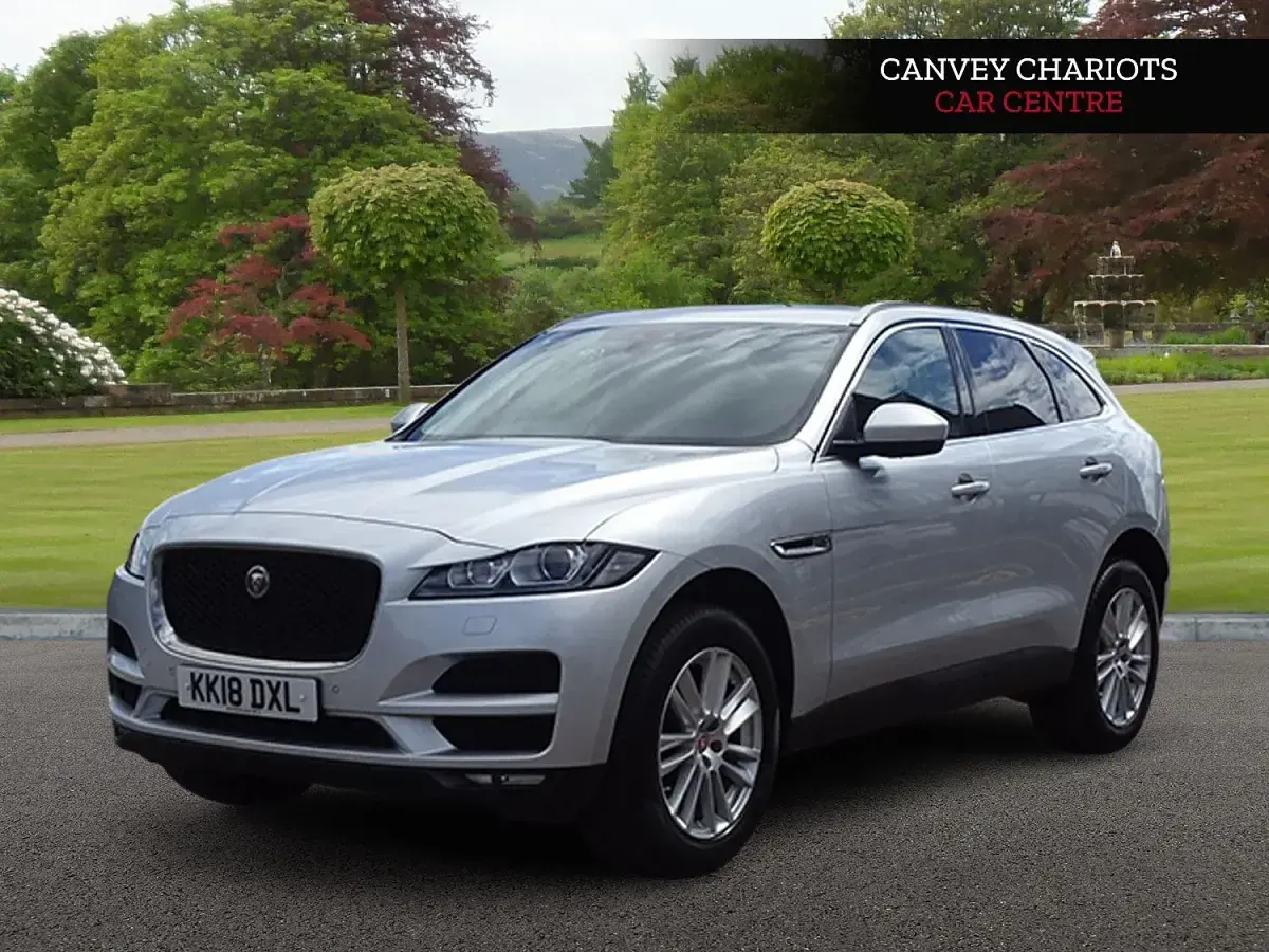 Used Jaguar F-Pace Portfolio 240 HP (176 kW) 2018 Silver SUV