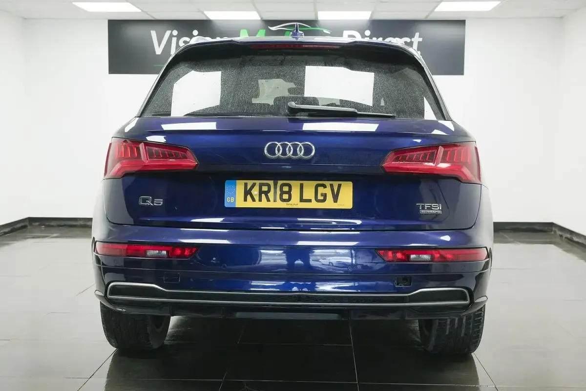 Used Audi Q5 S-Line 252 HP (185 kW) 2018 Blue SUV