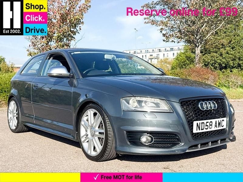 Grey Used 2008 Audi S3 Hatchback | £5,999 (Expensive) - Image 1/4