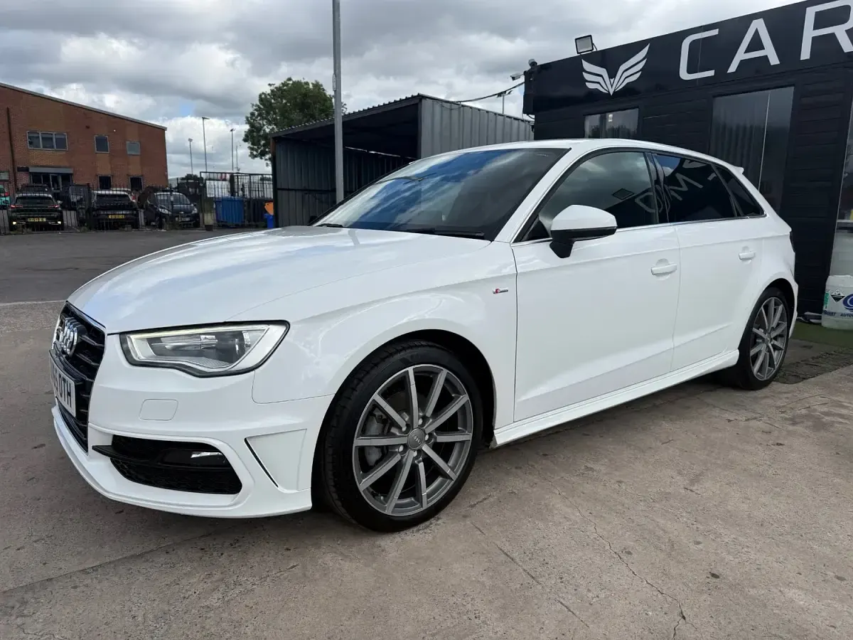 Used Audi A3 S-Line 2015 White Hatchback