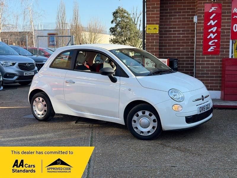 Used Fiat 500 Pop 69 HP (50 kW) 2015 White Hatchback