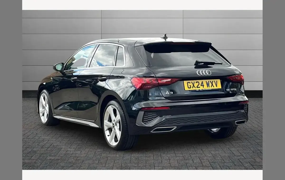Used Audi A3 S-Line 110 HP (80 kW) 2024 Black Hatchback