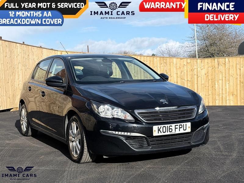 Begagnad Peugeot 308 Active 2016 Svart Halvkombi