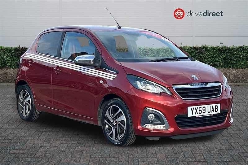 Red Used 2019 Peugeot 108 Collection Hatchback | £7,399 (Fair price) - Image 1/4