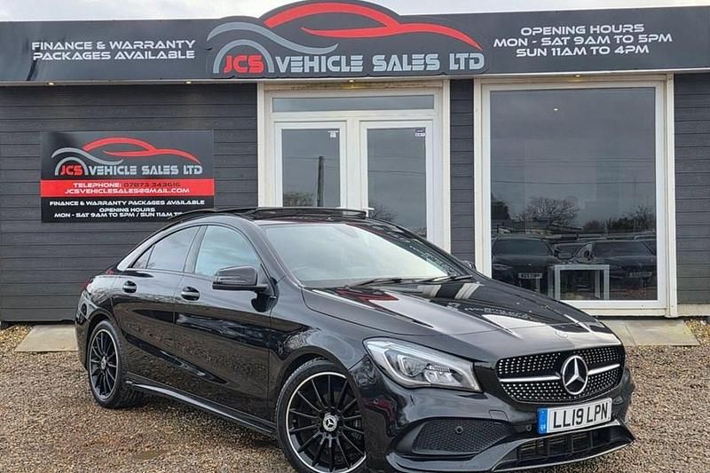 Used Mercedes CLA200 AMG line 2019 Black Sedan
