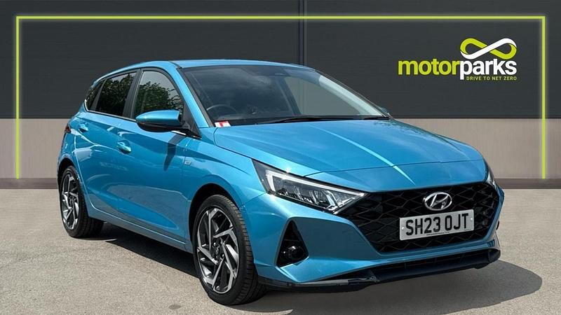 Turquoise Used 2023 Hyundai i20 Premium Hatchback | £15,000 (Fair price) - Image 1/4