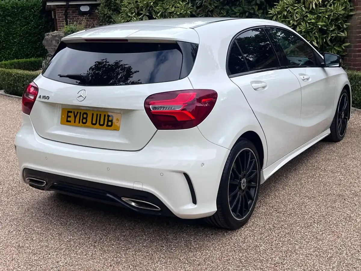 Used Mercedes A160 AMG Line Premium 2018 White Hatchback
