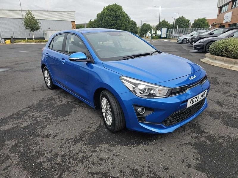 Blue Used 2022 Kia Rio 2 Hatchback | £11,590 (Fair price) - Image 1/4