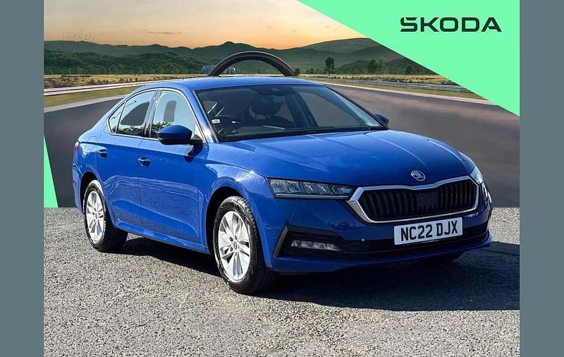 Used Skoda Octavia SE 110 HP (80 kW) 2022 Blue Hatchback