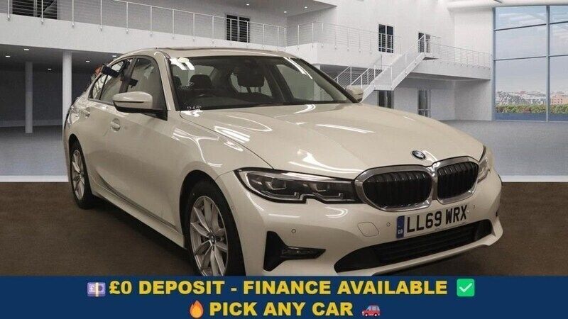 White Used 2019 BMW 330e Comfort Edition Sedan | £12,549 (Good price) - Image 1/4