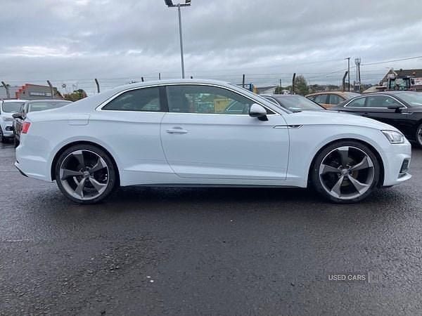 Used Audi A5 S-Line 190 HP (139 kW) 2017 White Coupe