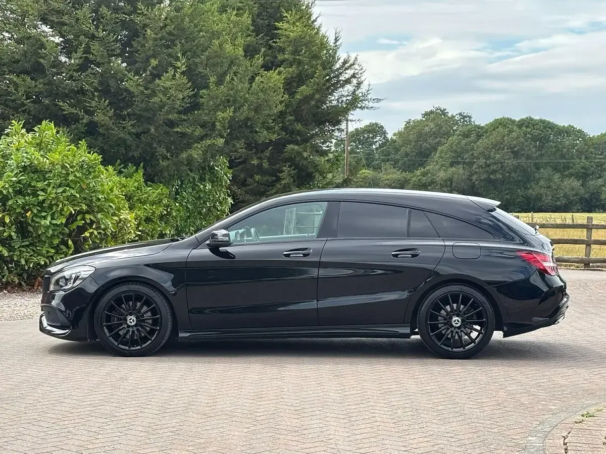 Used Mercedes CLA220 Shooting Brake AMG line 2019 Black Estate