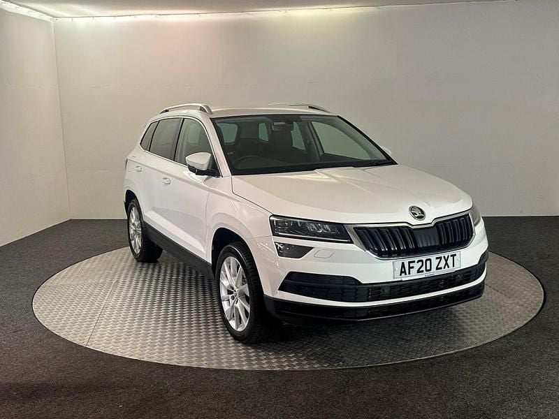 White Used 2020 Skoda Karoq SE L SUV | £15,090 (Good price) - Image 1/4
