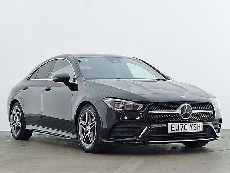 Black Used 2020 Mercedes CLA180 AMG line Sedan | £24,298 (Fair price) - Image 1/4