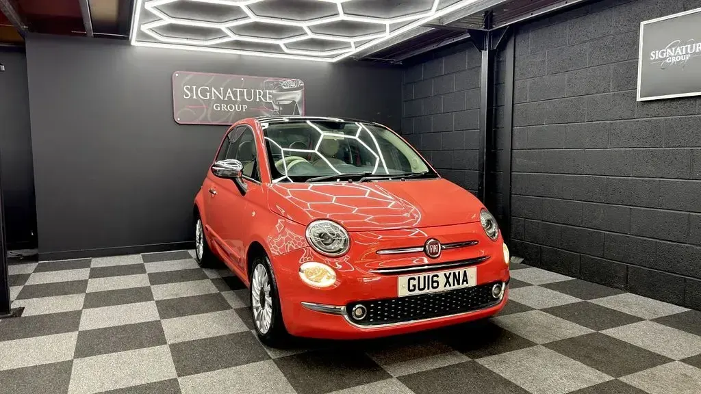 Used Fiat 500 Lounge 69 HP (50 kW) 2016 Pink Hatchback