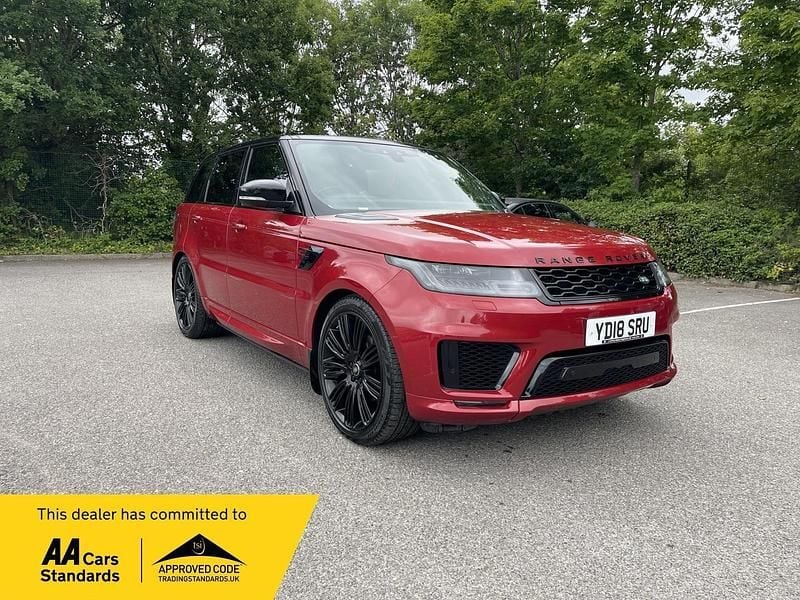 Red Used 2018 Land Rover Range Rover Sport HSE Dynamic SUV | £23,490 (Fair price) - Image 1/4