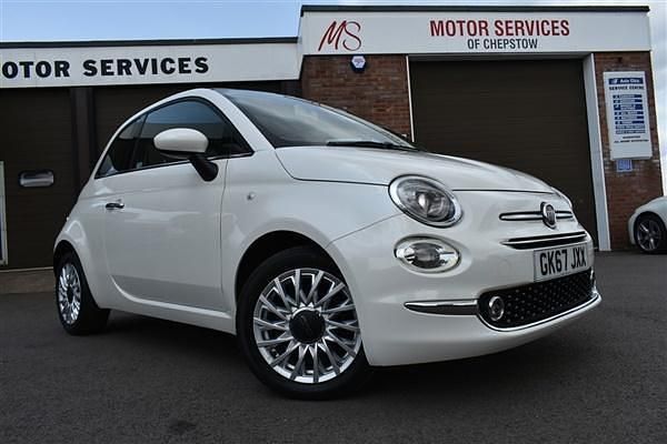 White Used 2017 Fiat 500 Lounge Hatchback | £9,695 (Fair price) - Image 1/1