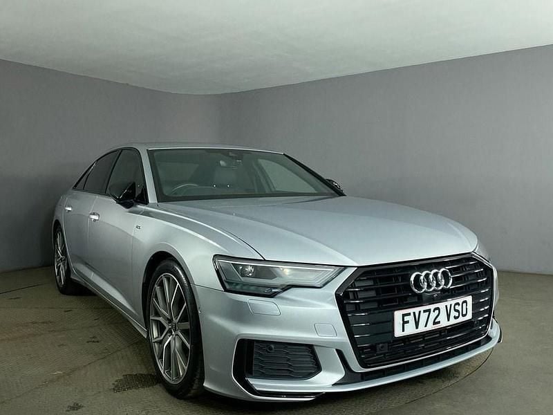 Silver Used 2022 Audi A6 Black Edition Sedan | £27,599 (Good price) - Image 1/4
