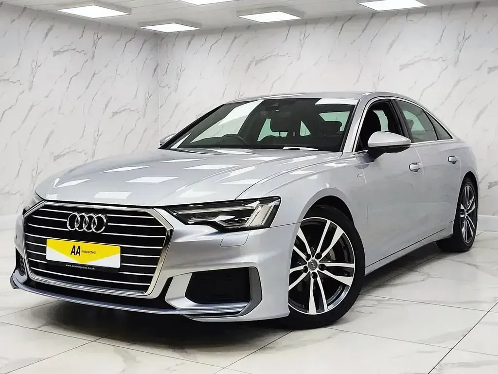 Begagnad Audi A6 S-Line 204 HK (150 kW) 2019 Silver Sedan