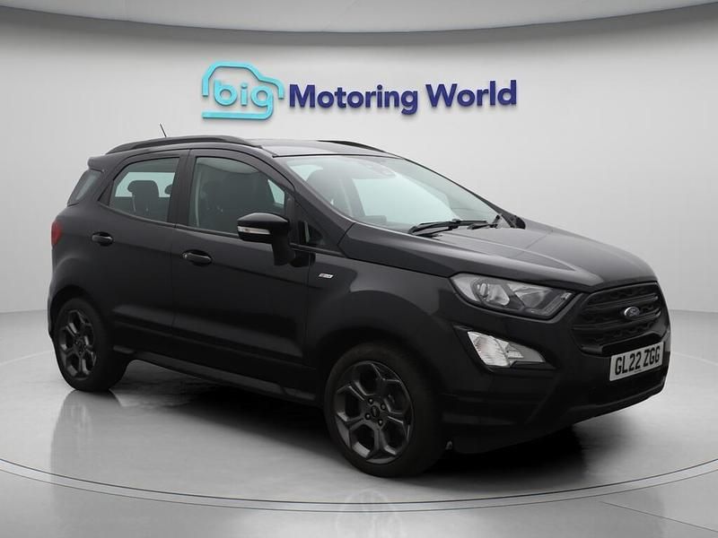 Black Used 2022 Ford Ecosport ST-Line SUV | £10,901 (Fair price) - Image 1/4