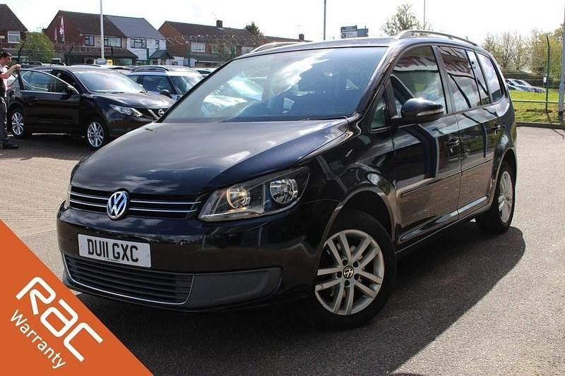 Used VW Touran SE 105 HP (77 kW) 2011 Black MPV