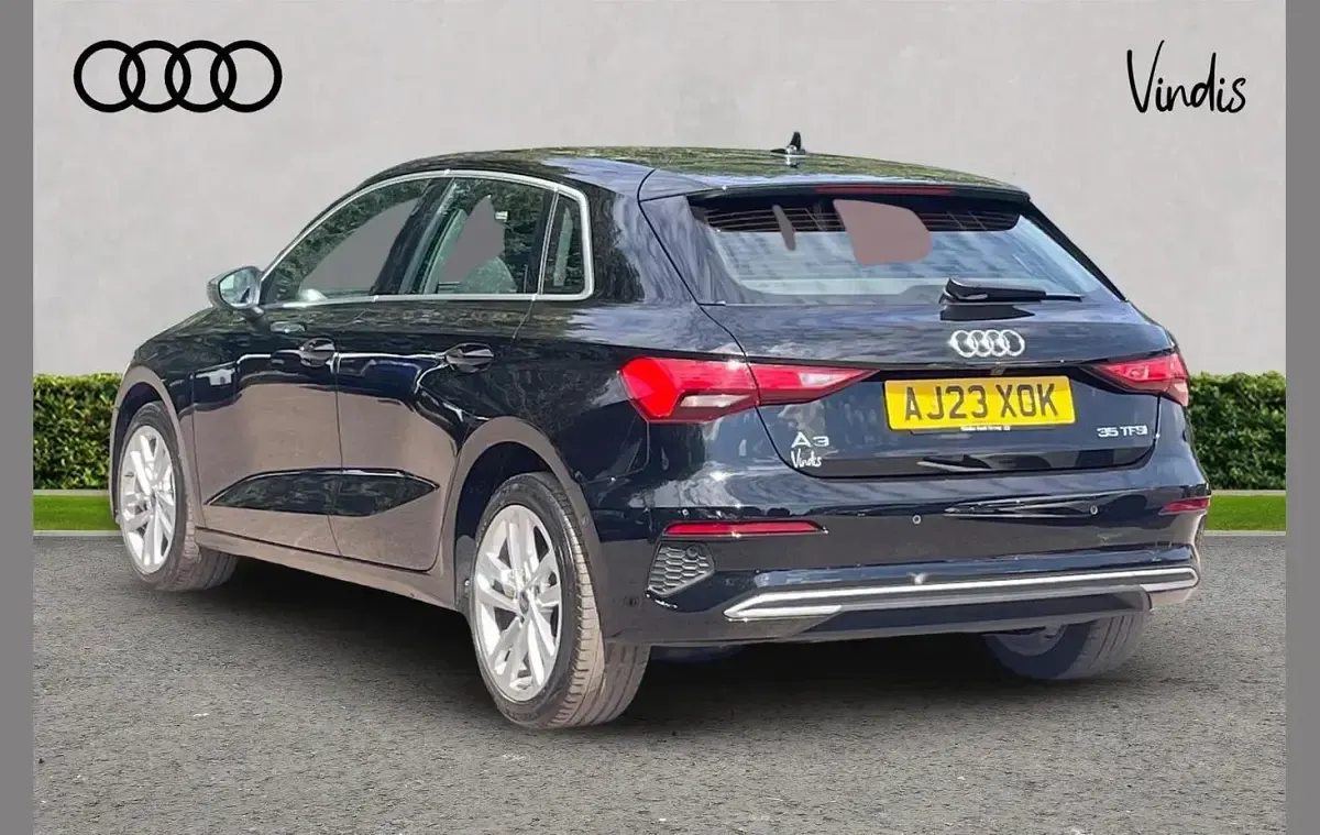 Used Audi A3 Sport 147 HP (108 kW) 2023 Black Sedan