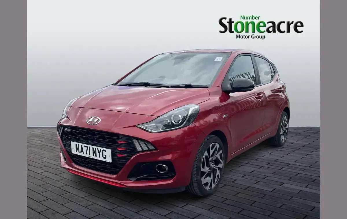 Used Hyundai i10 N Line 100 HP (73 kW) 2021 Red Hatchback