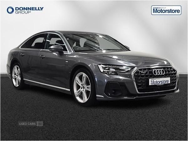 Grey Used 2022 Audi A8L S-Line Sedan | £38,490 (Good price) - Image 1/4