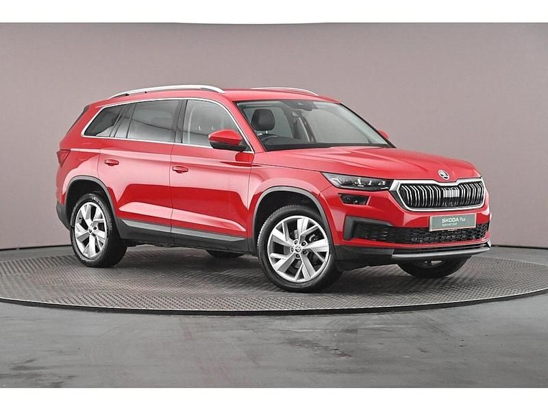 Velvet red metallic Used 2022 Skoda Kodiaq SE L SUV | £23,946 (Fair price) - Image 1/4