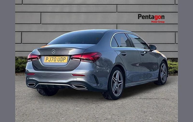 Used Mercedes A200 AMG line 163 HP (119 kW) 2020 Grey Sedan