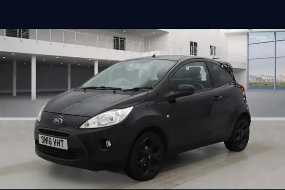 Used Ford Ka Zetec 69 HP (50 kW) 2016 Black Hatchback