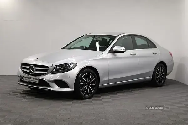 Begagnad Mercedes C220 SE 194 HK (142 kW) 2020 Silver Sedan