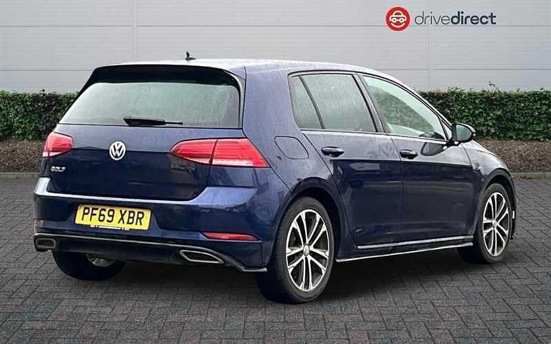 Used VW Golf VII R-line Edition 150 HP (110 kW) 2020 Blue Hatchback