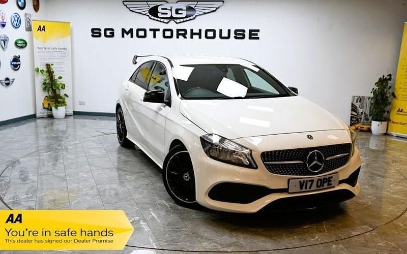 White Used 2017 Mercedes A180 AMG line Hatchback | £11,395 (Fair price) - Image 1/4