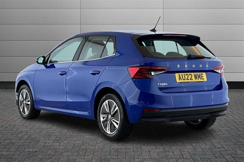 Used Skoda Fabia SE L 110 HP (80 kW) 2022 Energy blue Hatchback